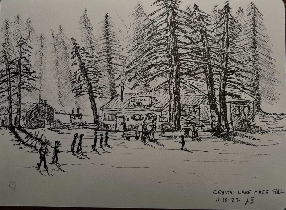 Crystal Lake Cafe by Lon Bender 