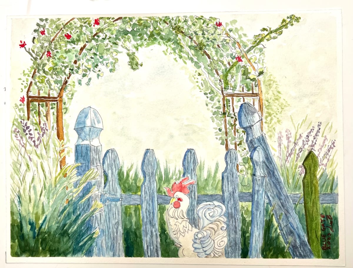 The Blue Gate by Lon Bender, Image 1.