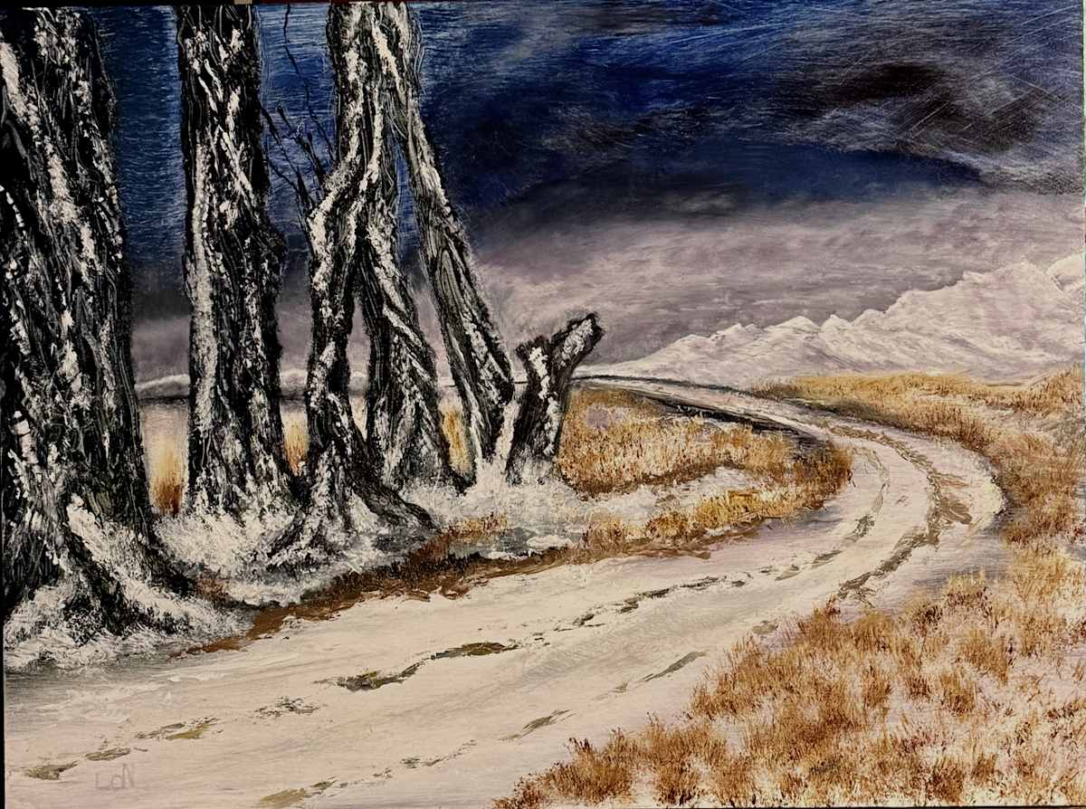 Milk Road in Winter by Lon Bender, Image 1.