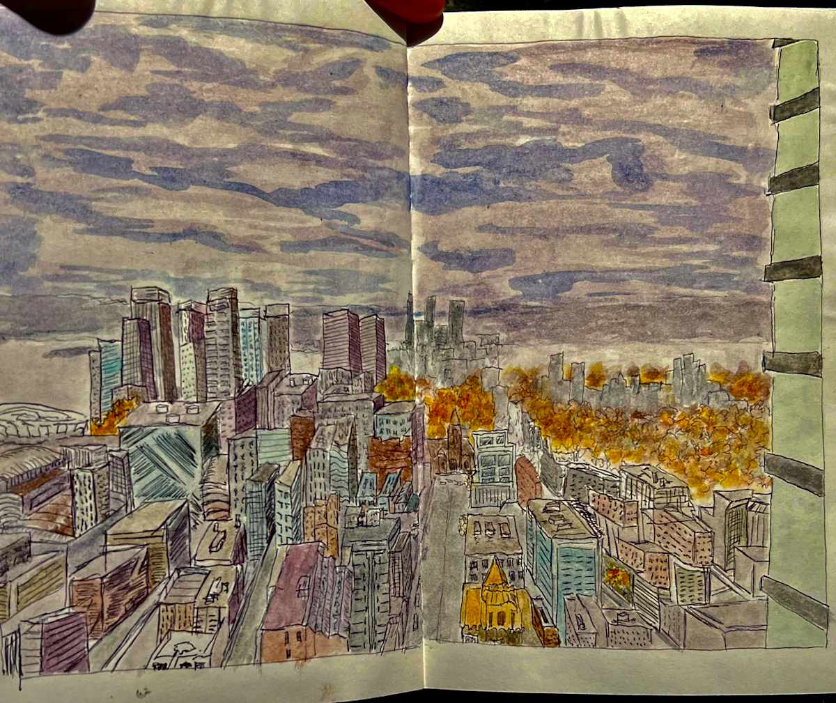 Toronto Skyline from Peter Street by Lon Bender 