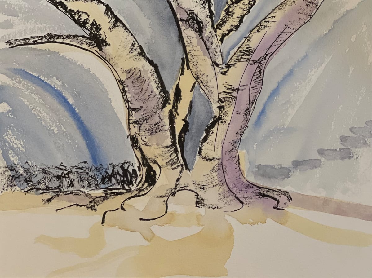 Tree Abstact two by Lon Bender 