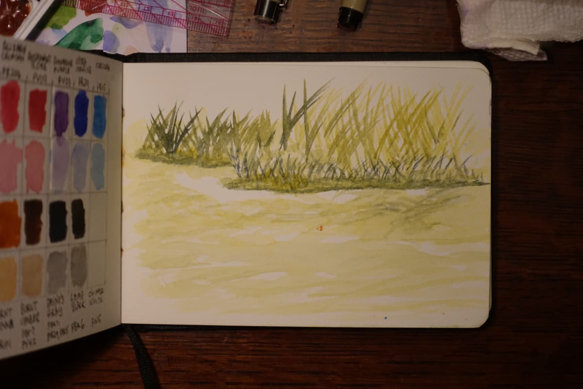 Color Studies Greens Plants by Lon Bender 
