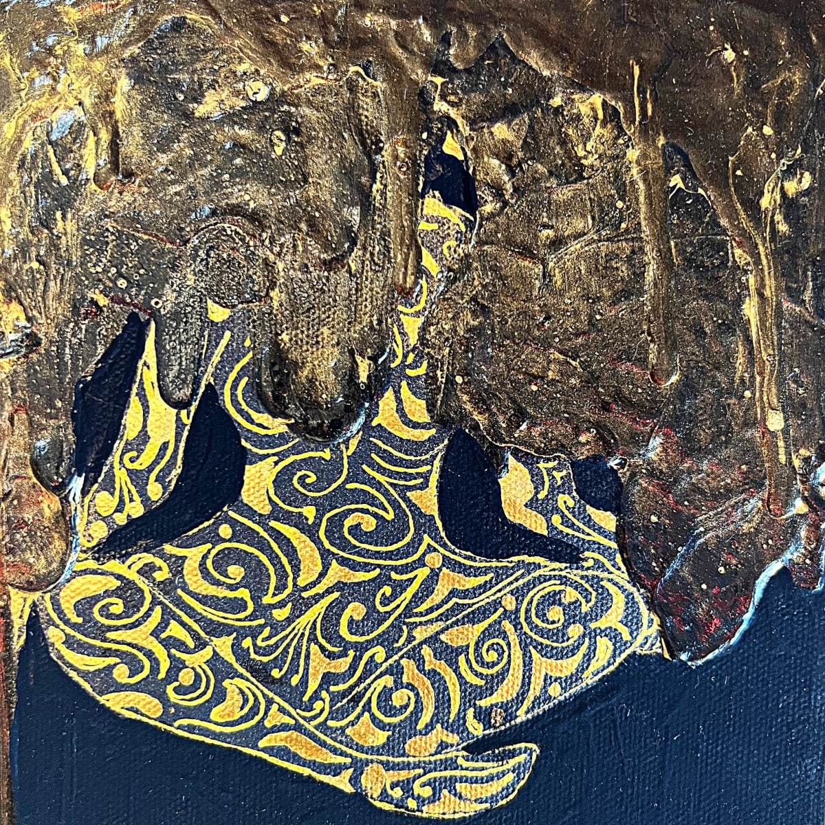 Ahankar IV (अहंकार IV) by Manju Sadarangani  Image: This series is a meditation on the concept of the ego.