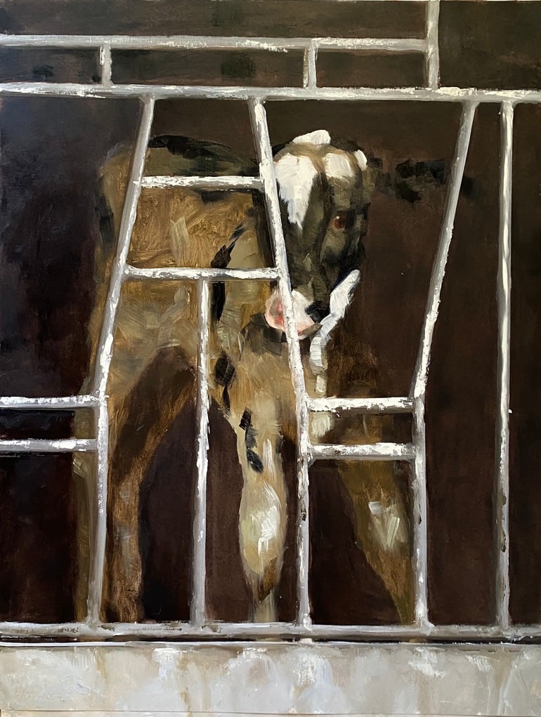 Calf study VI by Philine van der Vegte 