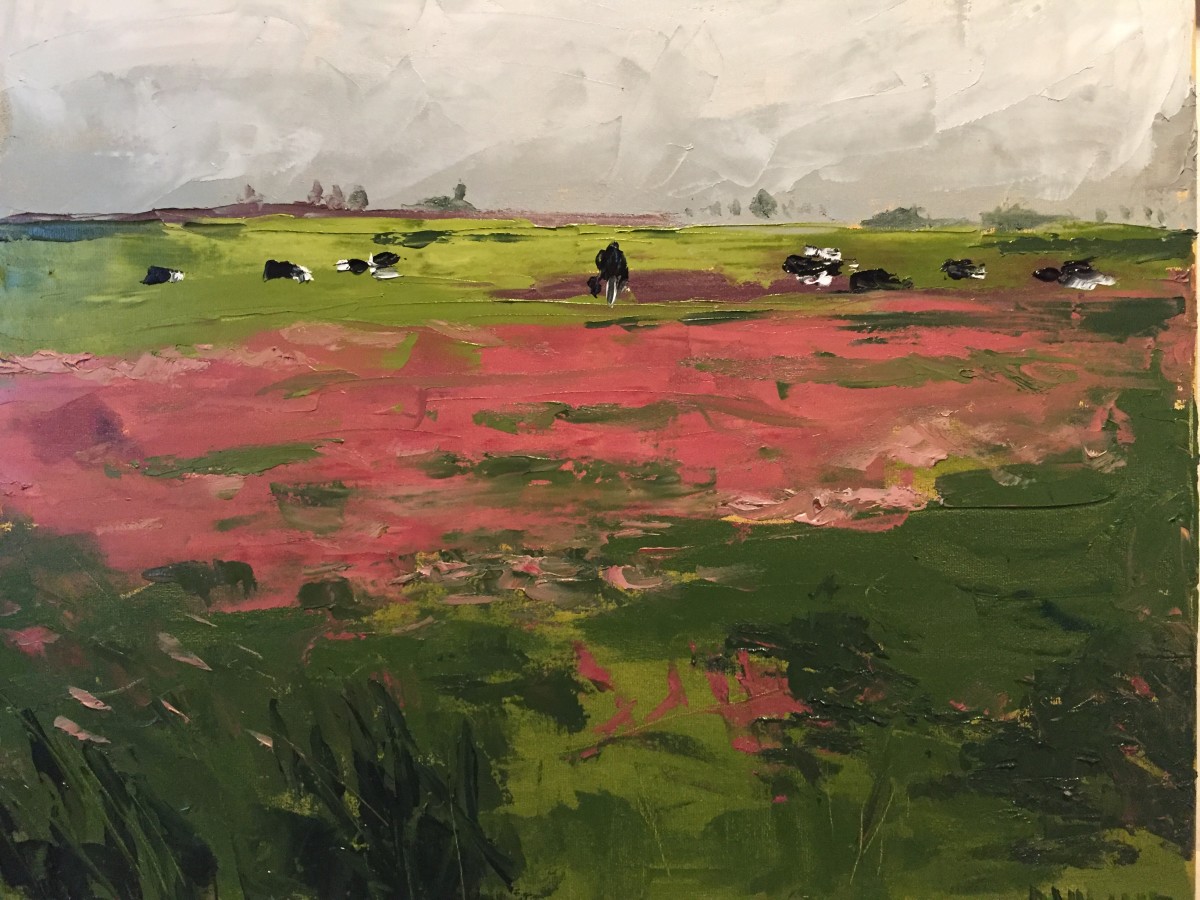 Zicht op de polder Katwoude by Philine van der Vegte 