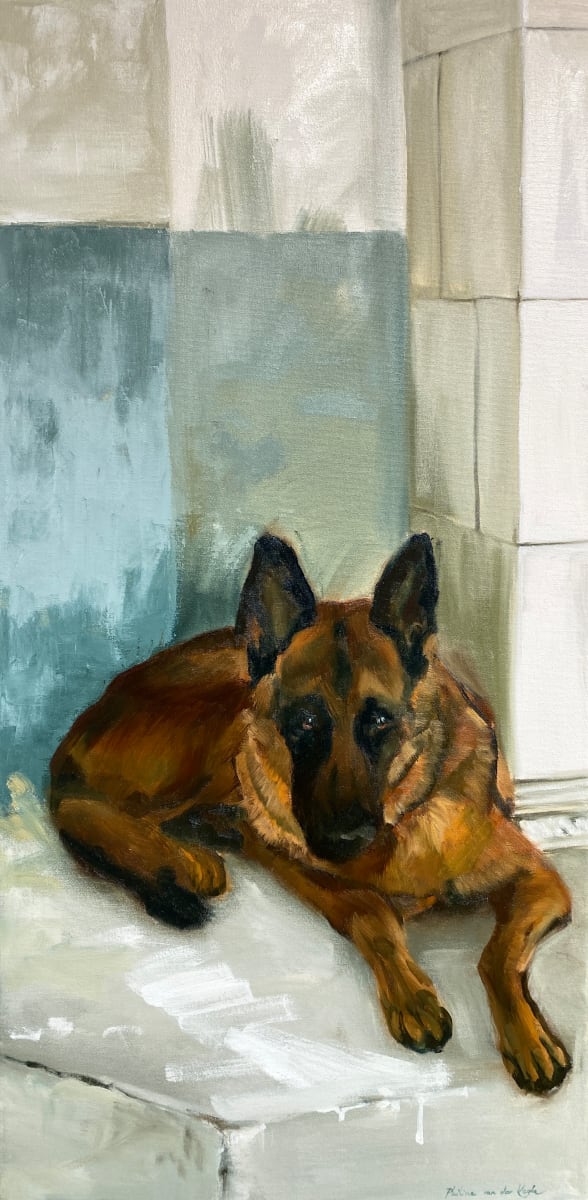 The painter's dog by Philine van der Vegte 