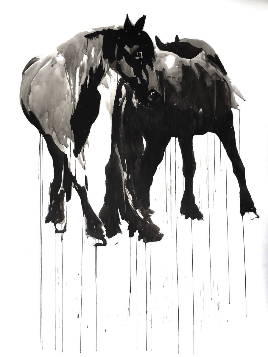 Horse study #2 by Philine van der Vegte 
