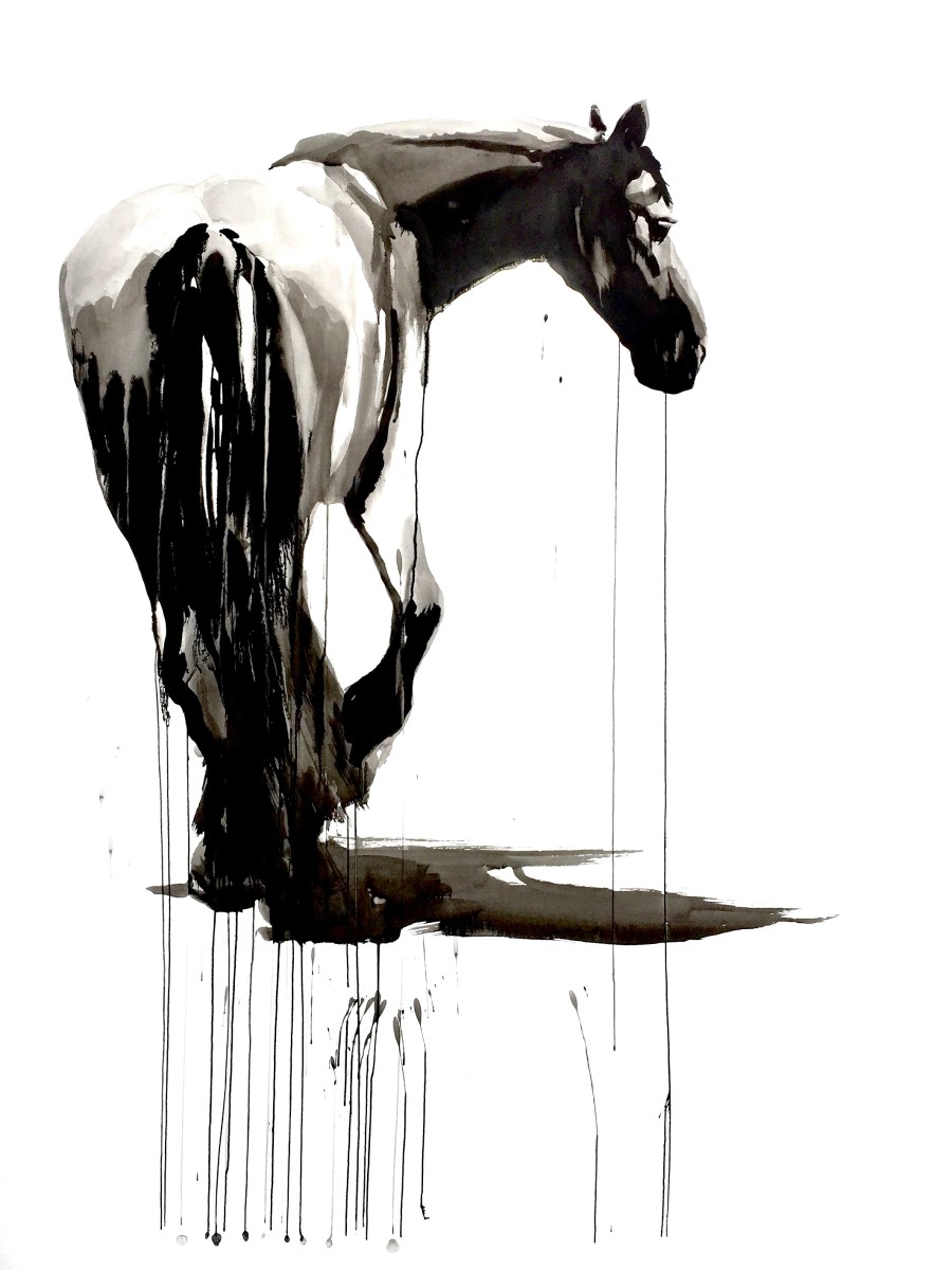 Horse study #3 by Philine van der Vegte 