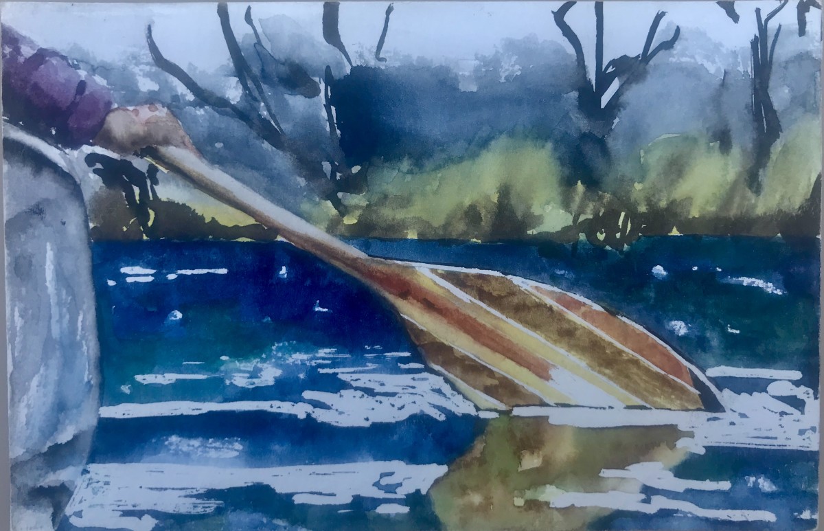 Paddle  | Postcard by Linnea Martina  Hannigan 