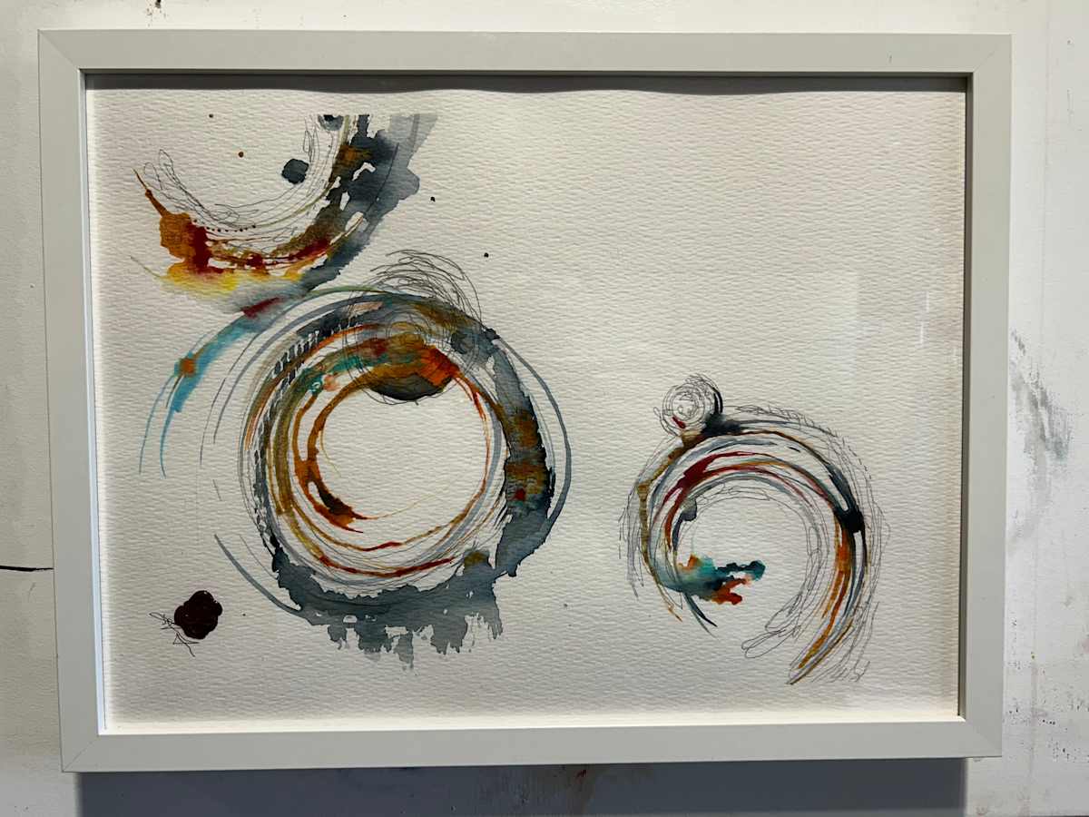 Colour Puddles #2 by Linnea Martina  Hannigan 