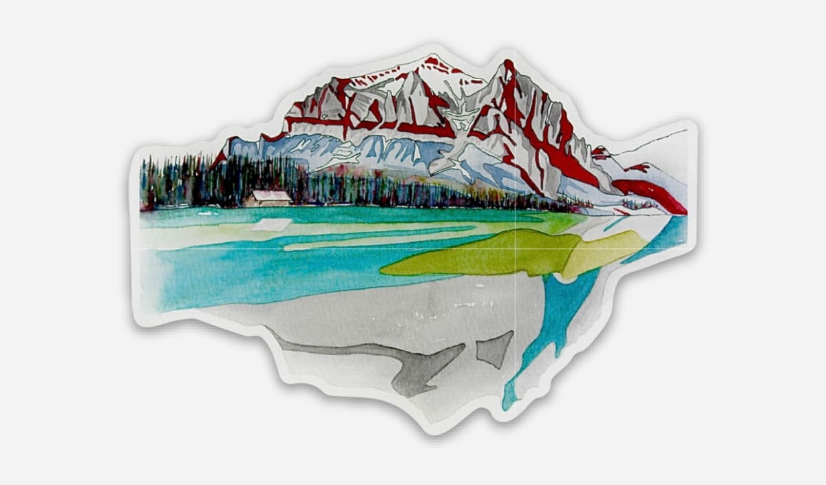 Sticker·Lake Louise·Linnea Martina  Image: Sticker·Lake Louise