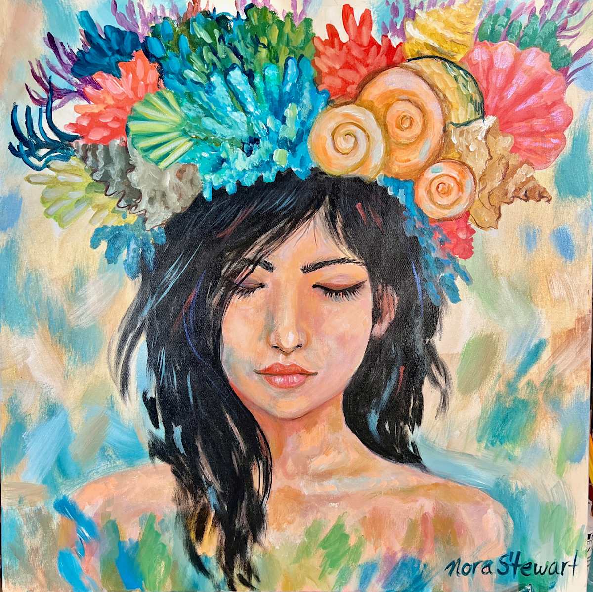 Sea Shell Sister Maya by Nora Stewart, Image 1.
