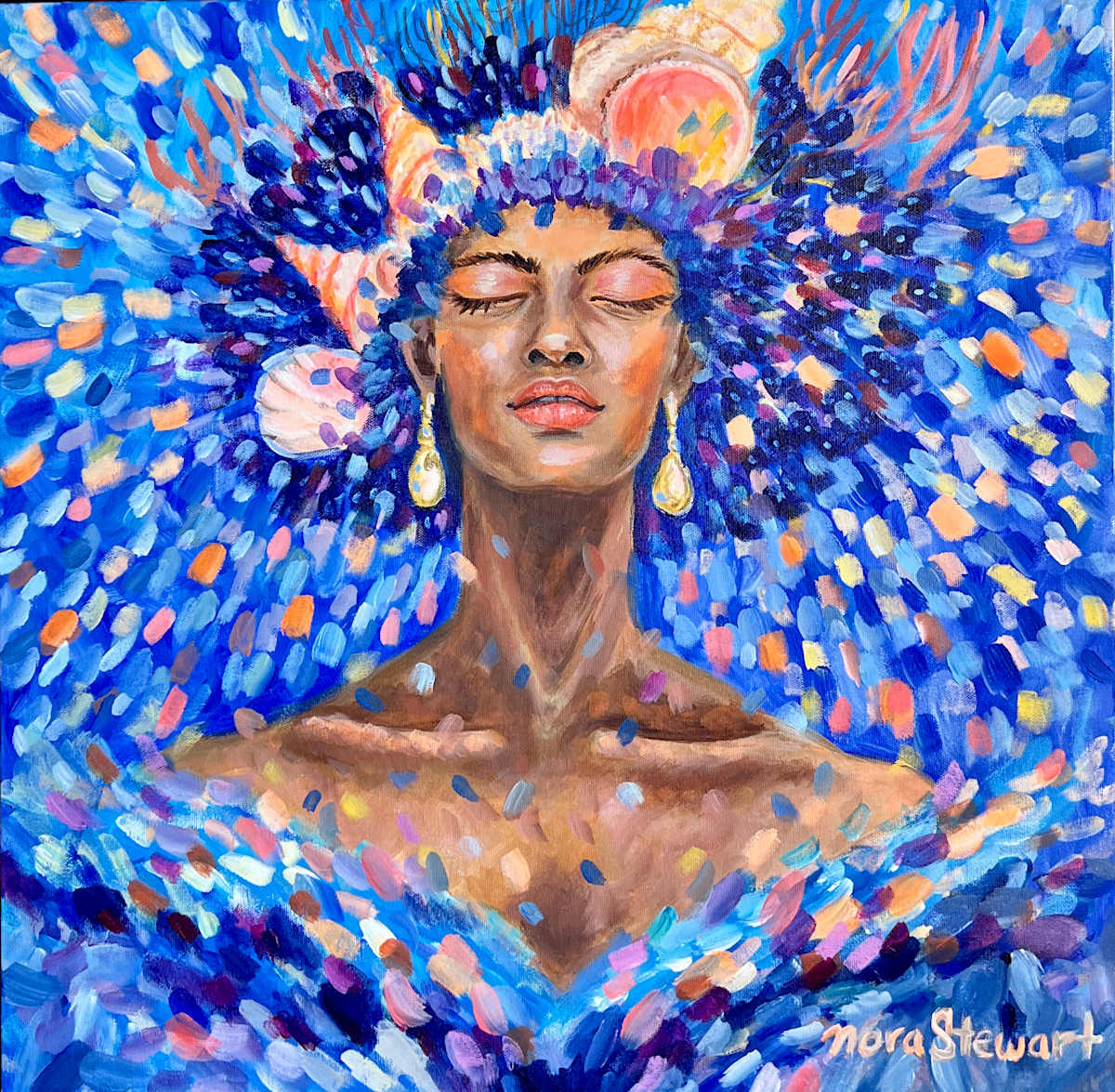 Sea Shell Sister Electra by Nora Stewart, Image 1.
