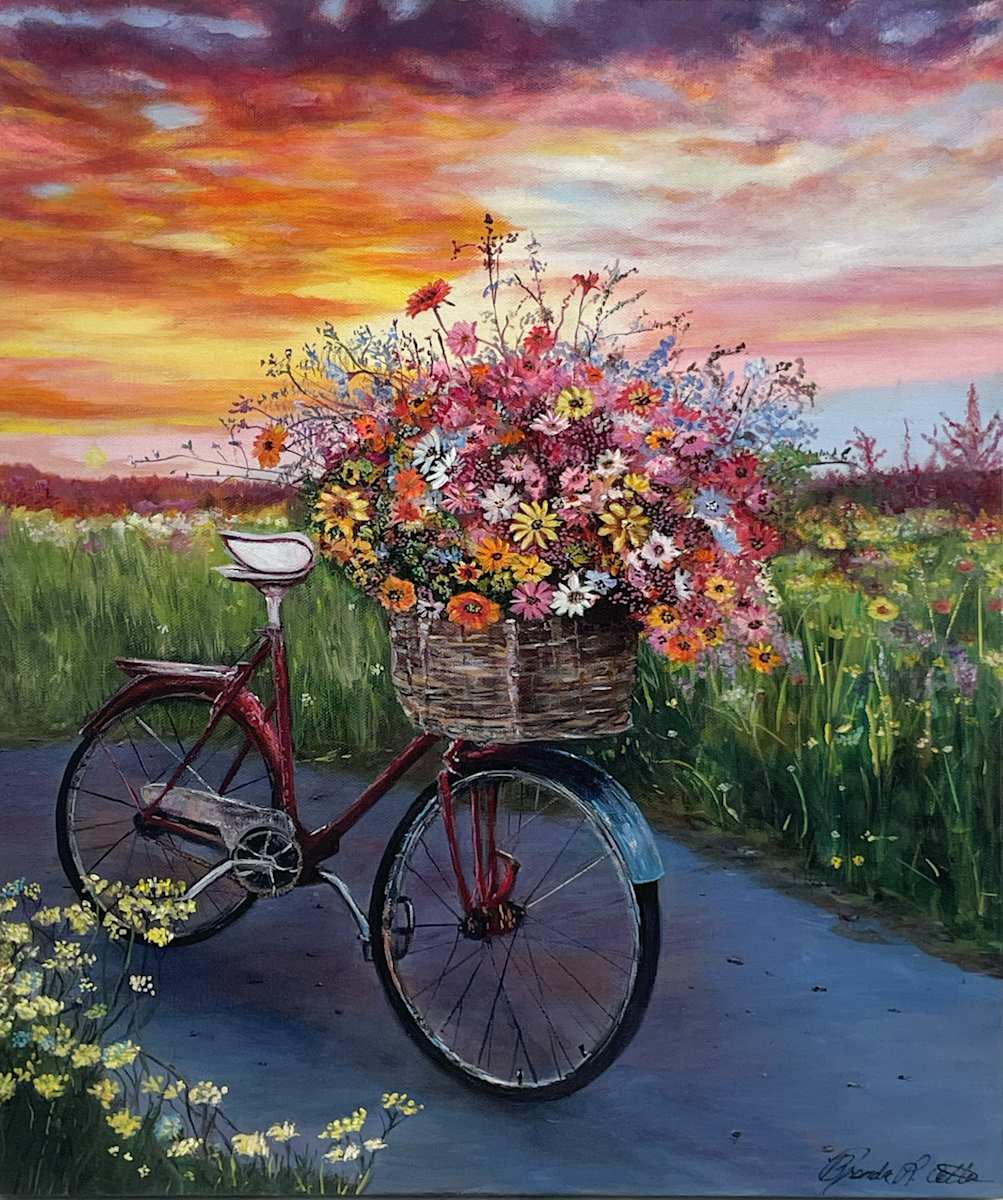 Bicycle in Bloom by Brenda Cotto, Image 1.