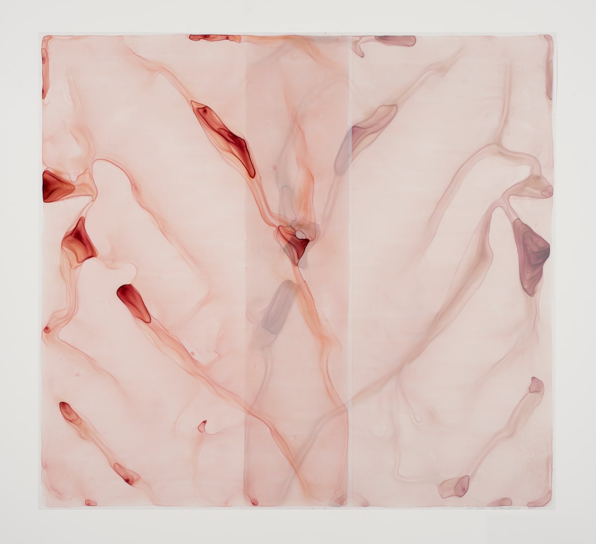 Lily/Heart/Memory #2, 40 x 44" by Dara Mark 