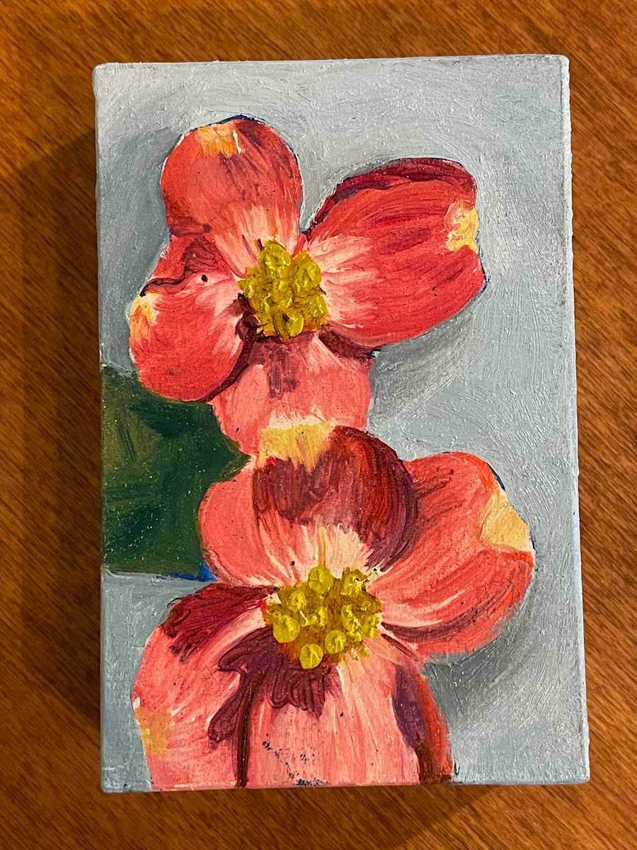 Two Pink Dogs by Mary Bryson 