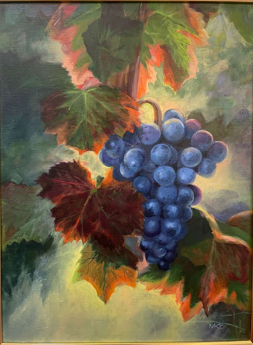 Beatific Grapes by Mary Bryson 