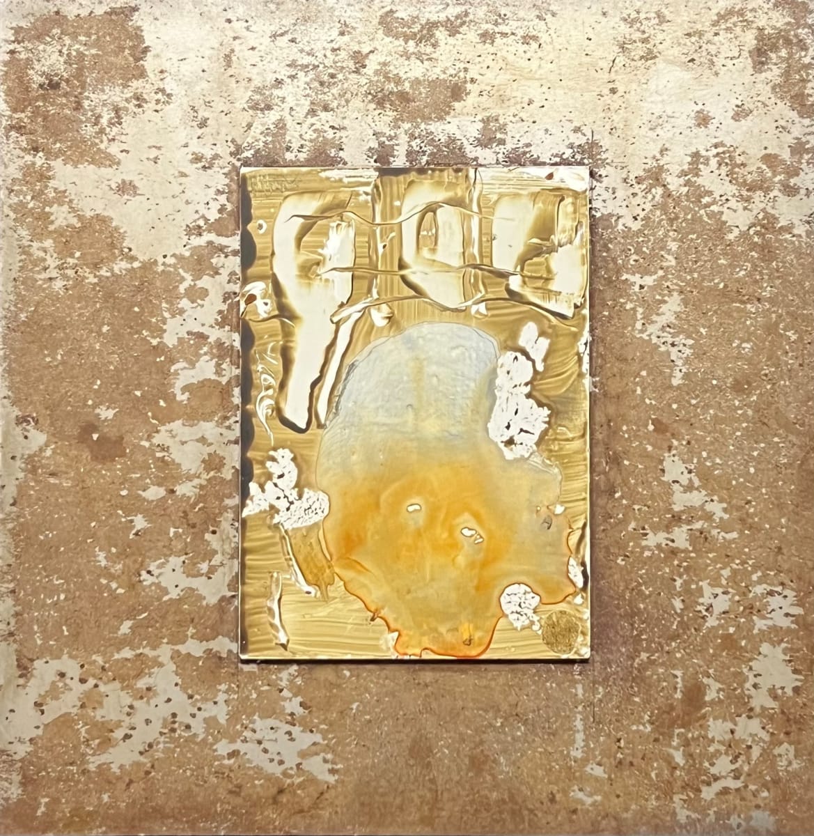 Metal tablet - 009 by Maria Cerro 