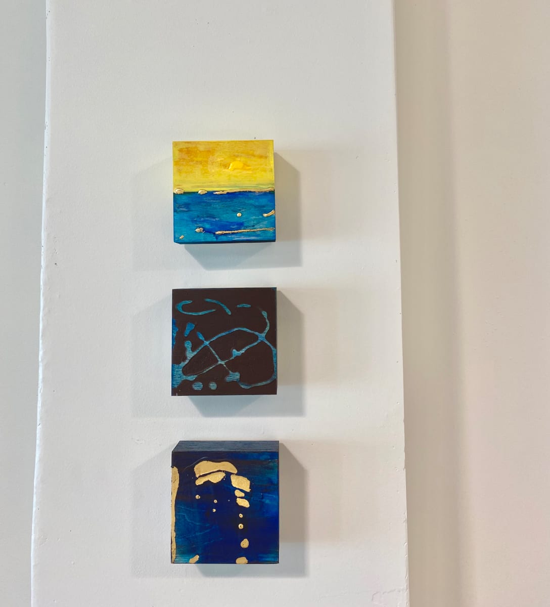 CELESTIAL MOMENTS, TRIPTYCH by Maria Cerro, Image 1.
