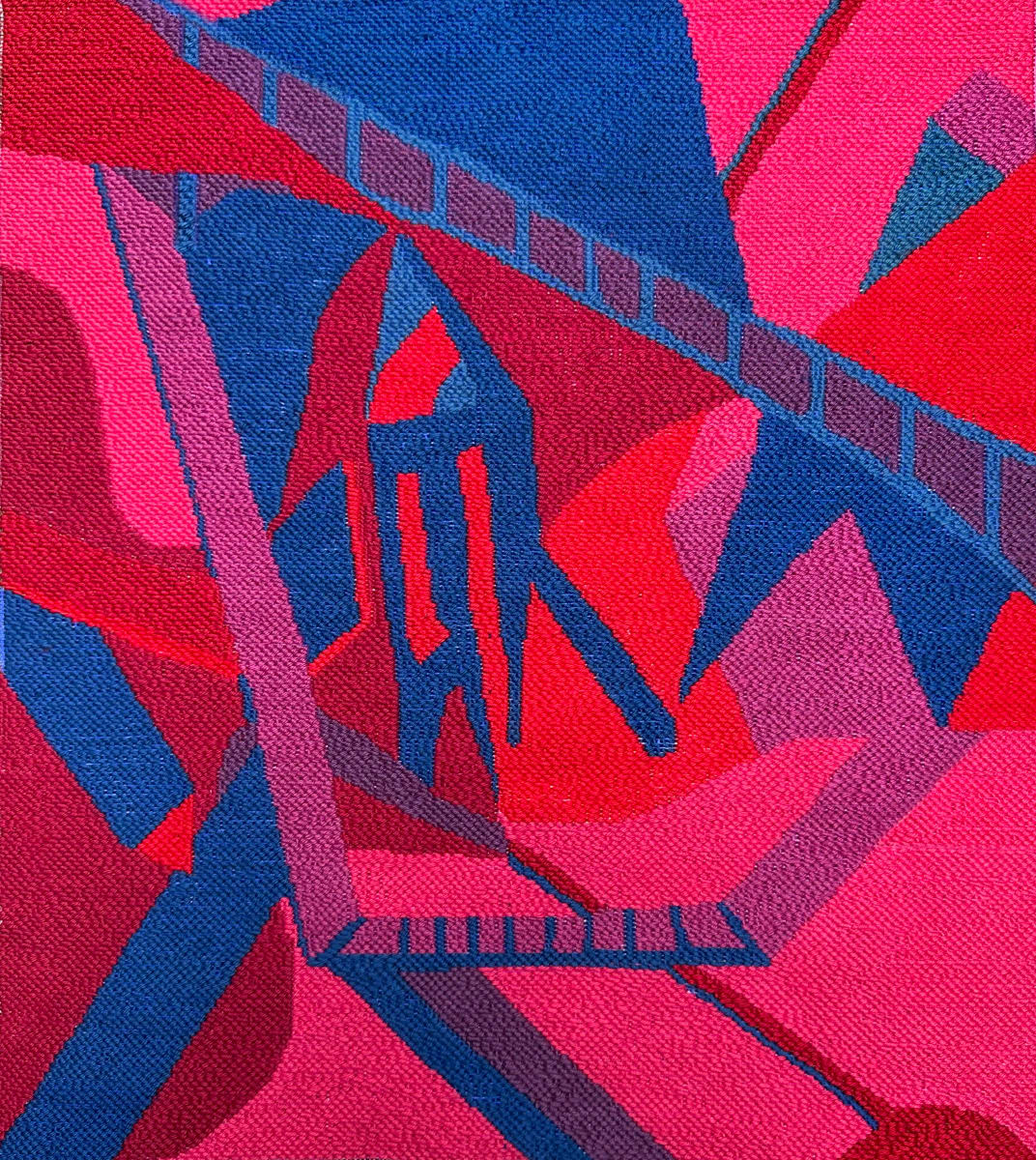 City of Sighs by Maya Ciarrocchi  Image: 2024
Tapestry thread on needlepoint canvas
20 x 18 inches