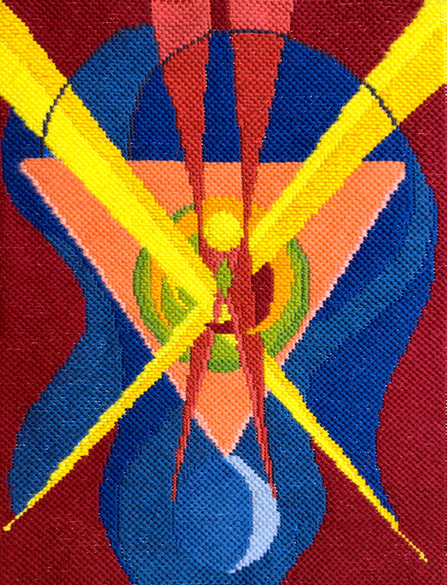 Moon Phase (needlepoint) by Maya Ciarrocchi, Image 1.