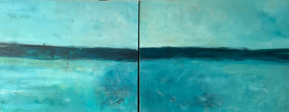 Love and Ease in Abundance. by Britt Michaelian  Image: Diptych.

Mixed Media:
Rose quartz powder, selenite shards, rainbow fluorite powder, aventurine, Sedona AZ energy vortex soil (Boynton Canyon vortex), sage smoke, acrylic on canvas, tuned to 528 hz, reiki healing, unconditional love. 

Support for:
Throat, heart, and solar plexus chakras.
Personal power + deep connection + effective communication