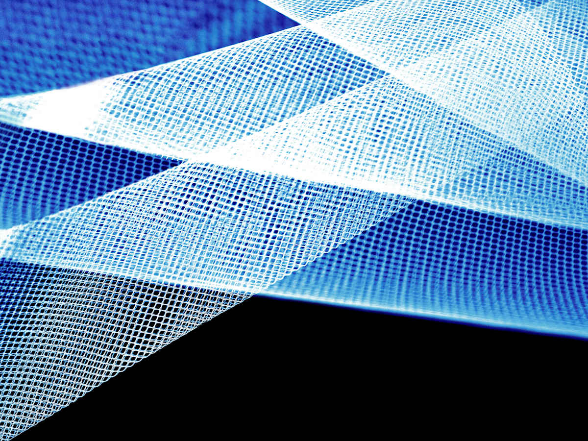 Geometry In Blue by Pamela Beck 