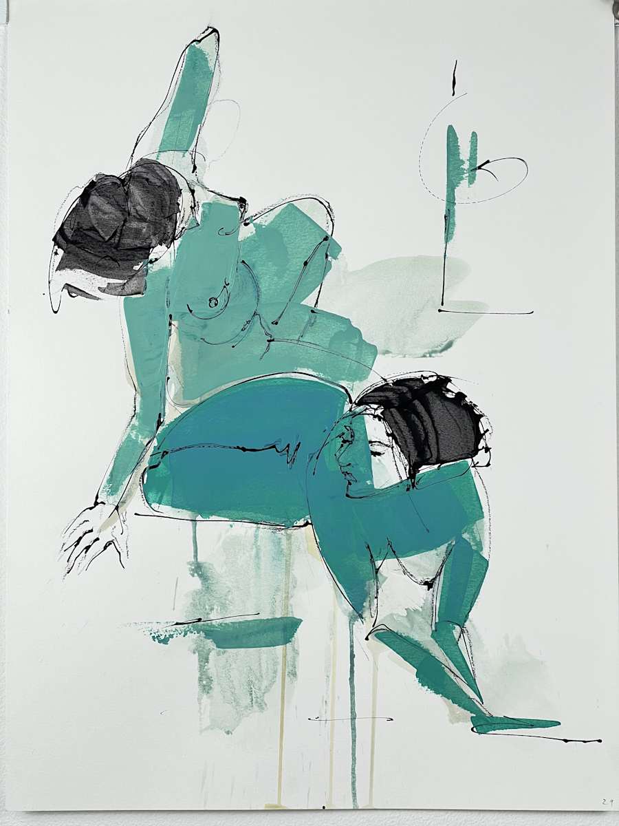 Gigi with a friend by Eric Saint Georges 