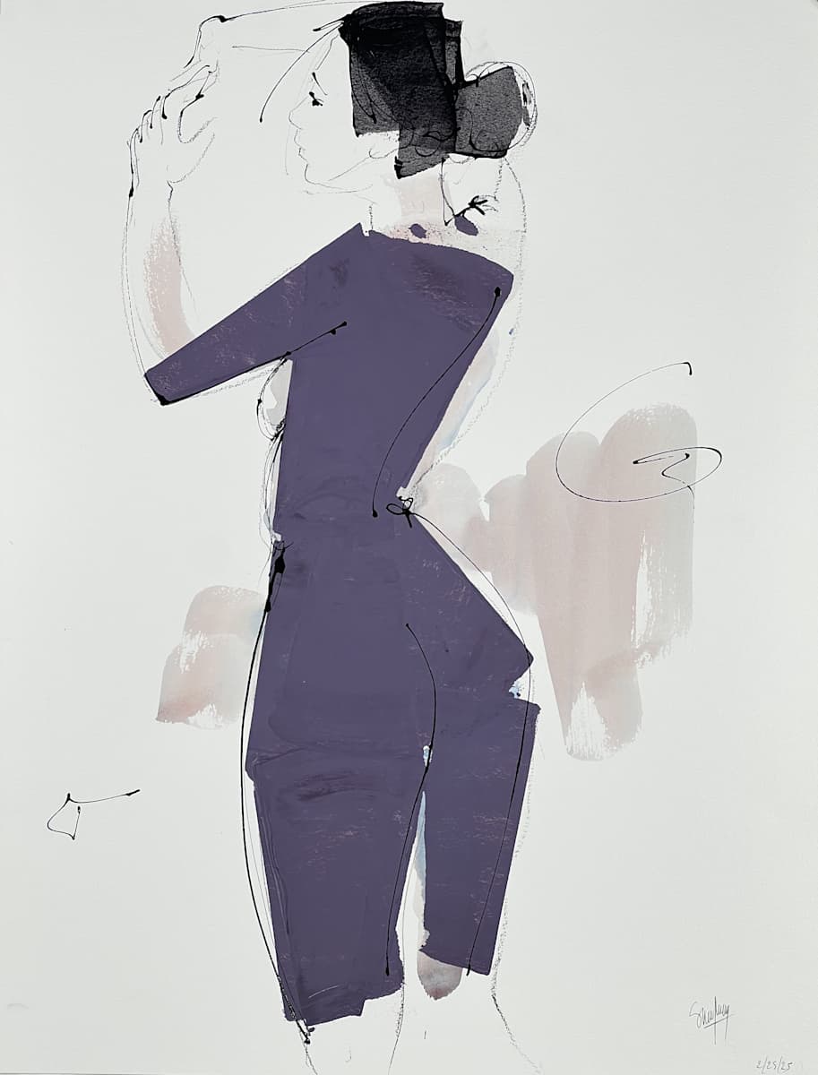 Bryn in Purple by Eric Saint Georges 