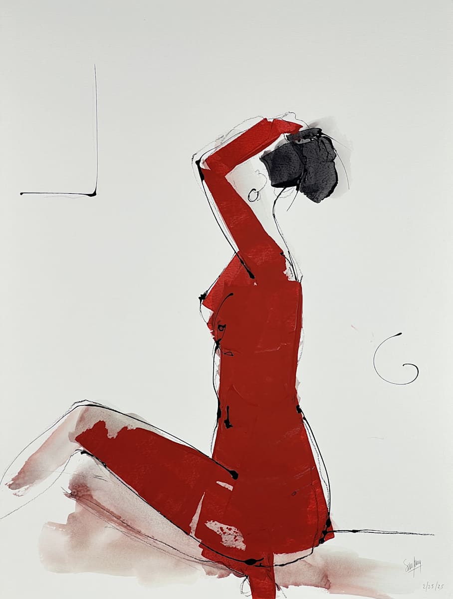 Bryn in Red by Eric Saint Georges 