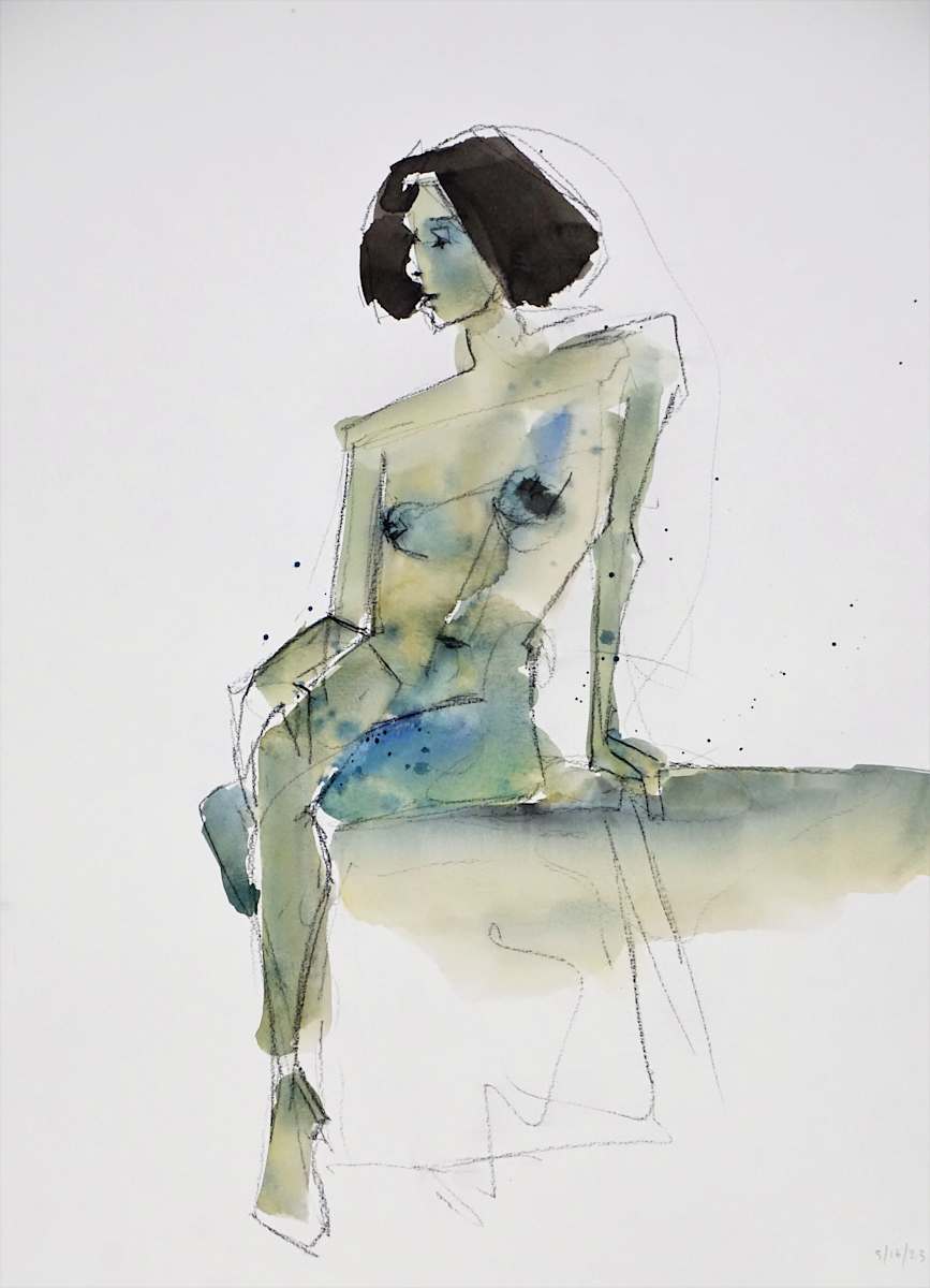 Fiona Crossed legs by Eric Saint Georges, Image 1.