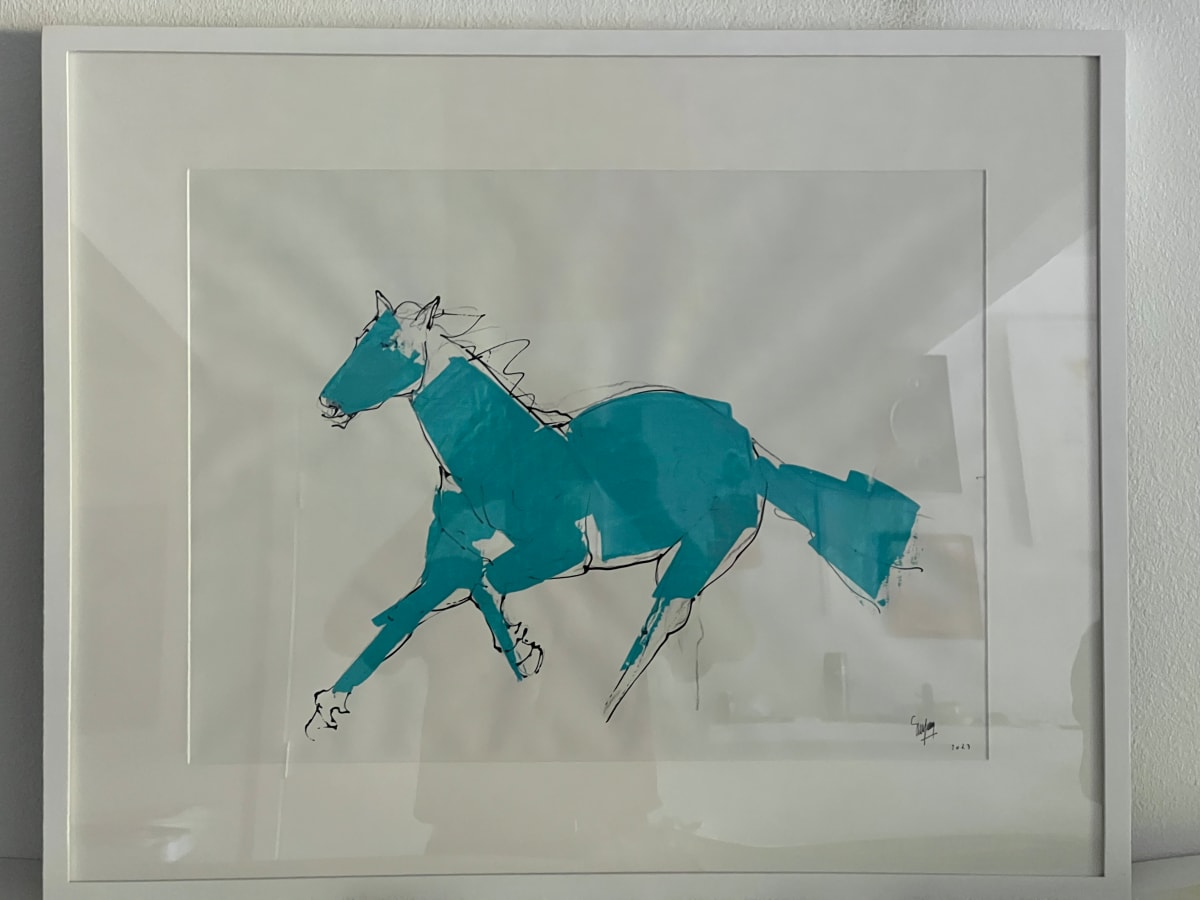 Blue Horse by Eric Saint Georges 