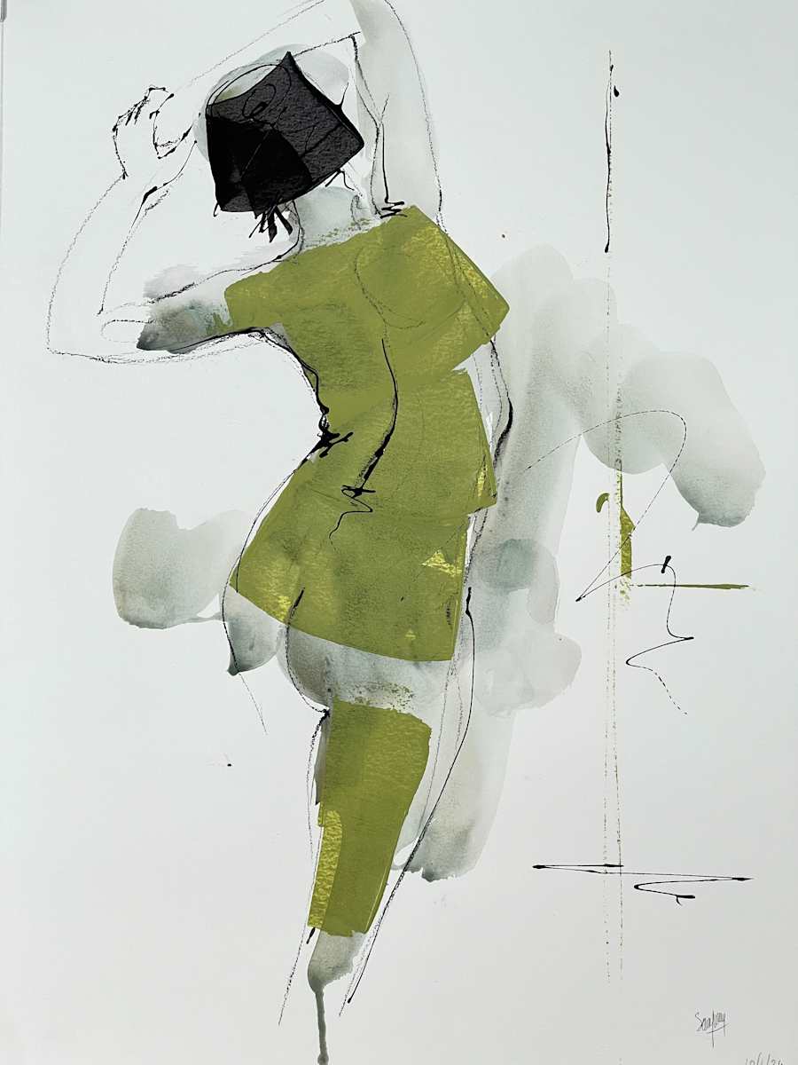 Kaia Olive Green by Eric Saint Georges 