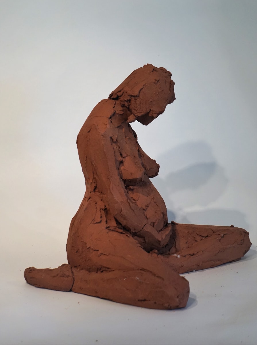 Pearl pregnant Sitting 2 by Eric Saint Georges 