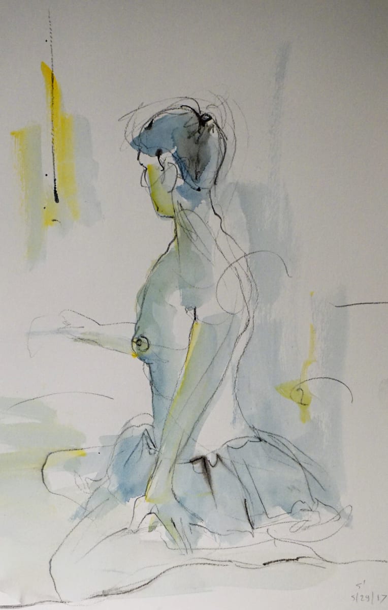 Dawn in Blue Tutu by Eric Saint Georges 