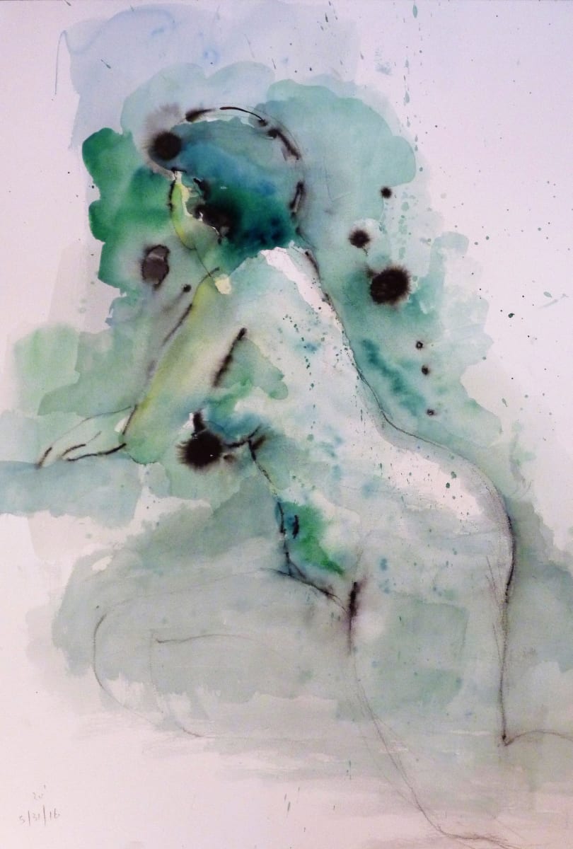 Lady in Green by Eric Saint Georges 