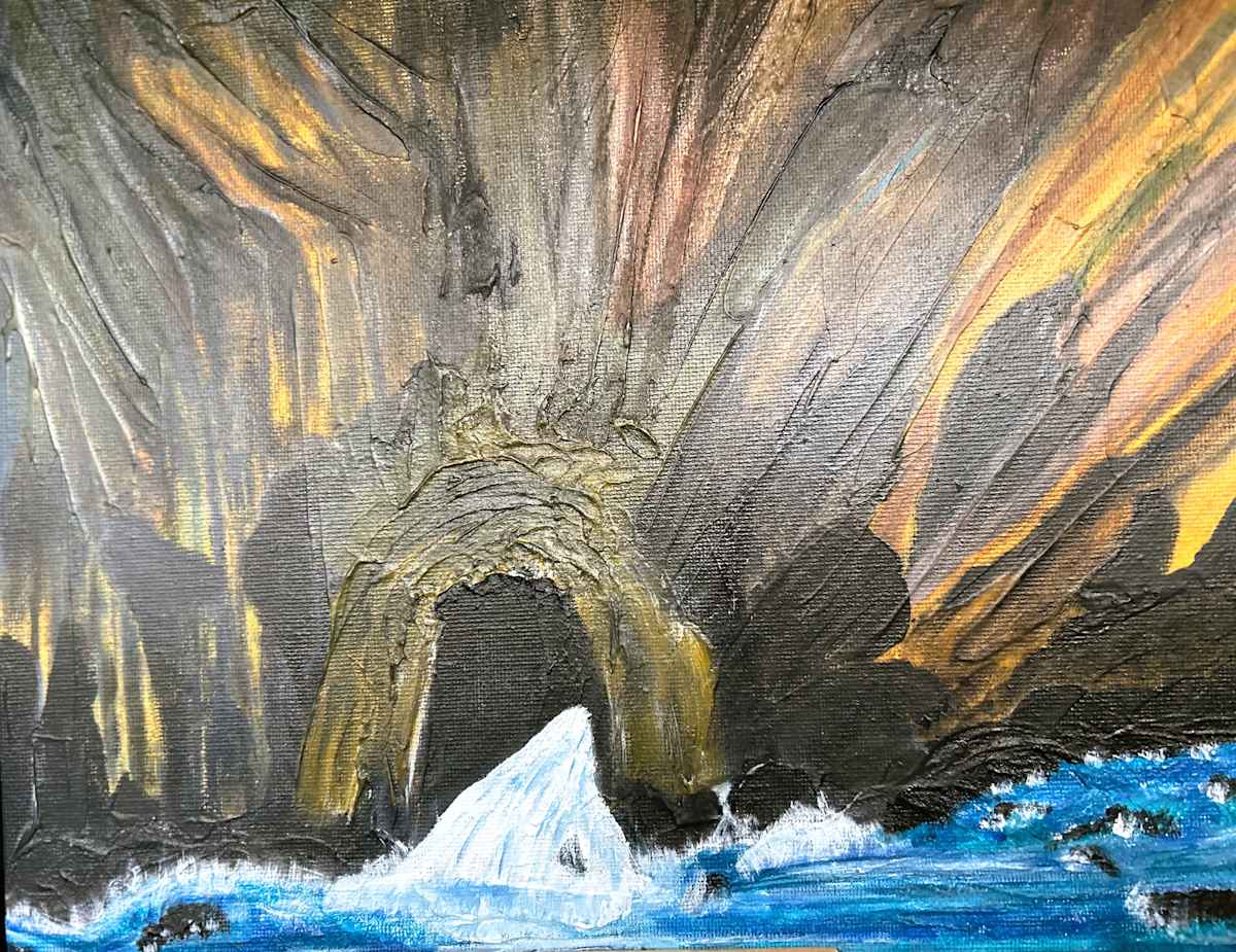 Mysterious Cave by Glynell Art 
