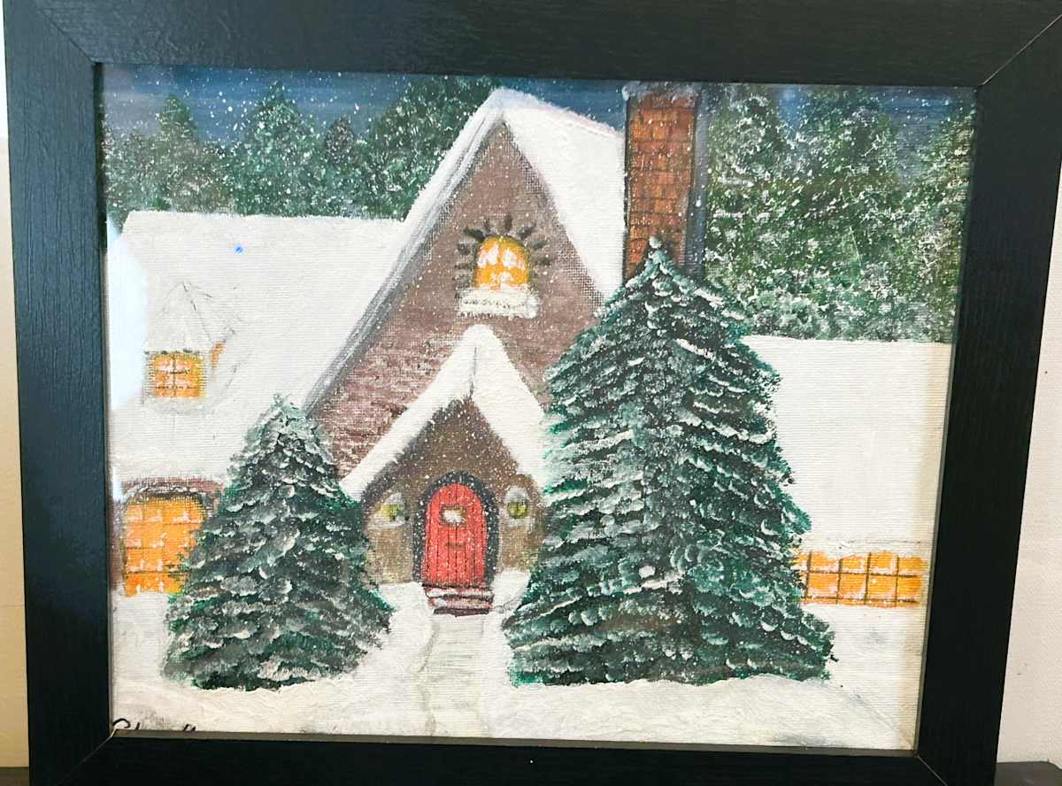 Snowy House by Glynell Art  Image: Christmas House 