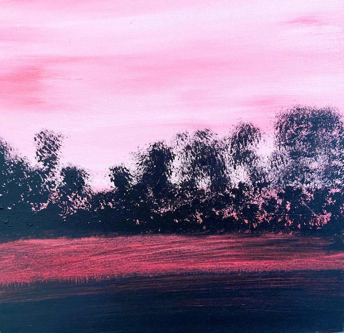 Garden at Sunset by Glynell Art  Image: The glorious Hues of a sunset