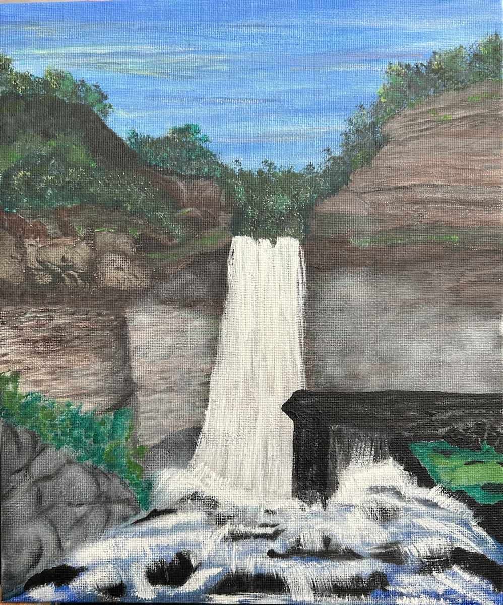 Yee Old Waterfall by Glynell Art, Image 1.