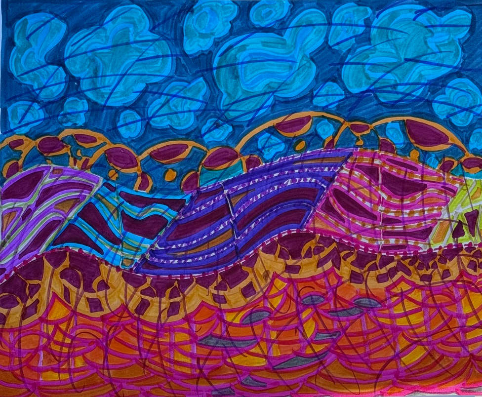 "Emerging Into Divine" by Marcel Roche, Image 1.