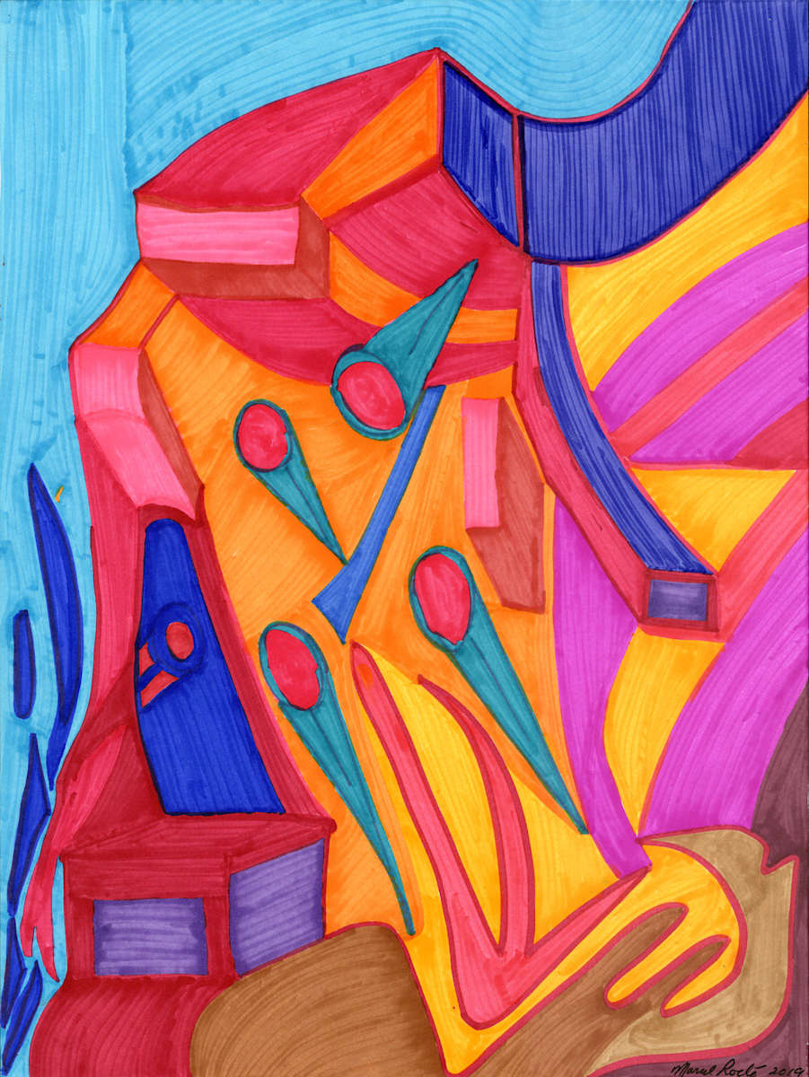 "Beyond Thought" by Marcel Roche, Image 1.
