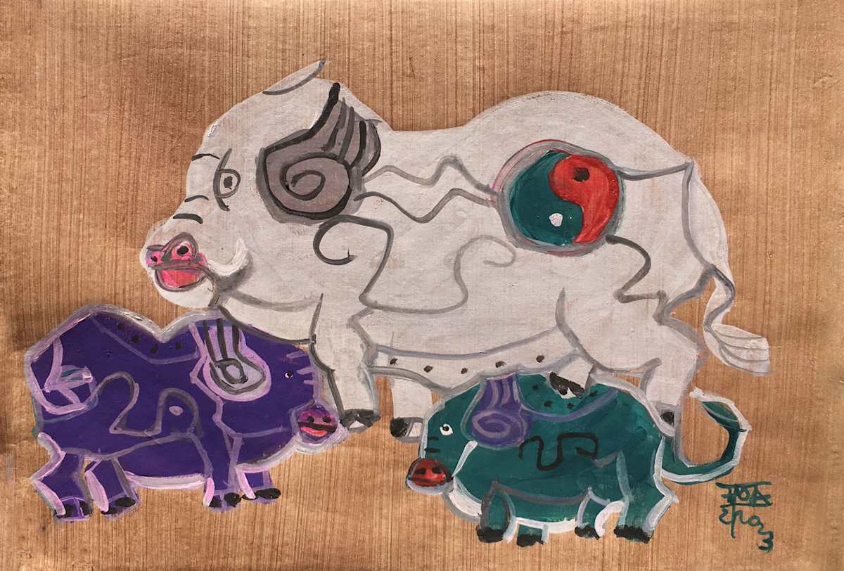Year of the Pig by Đặng Xuân Hòa 