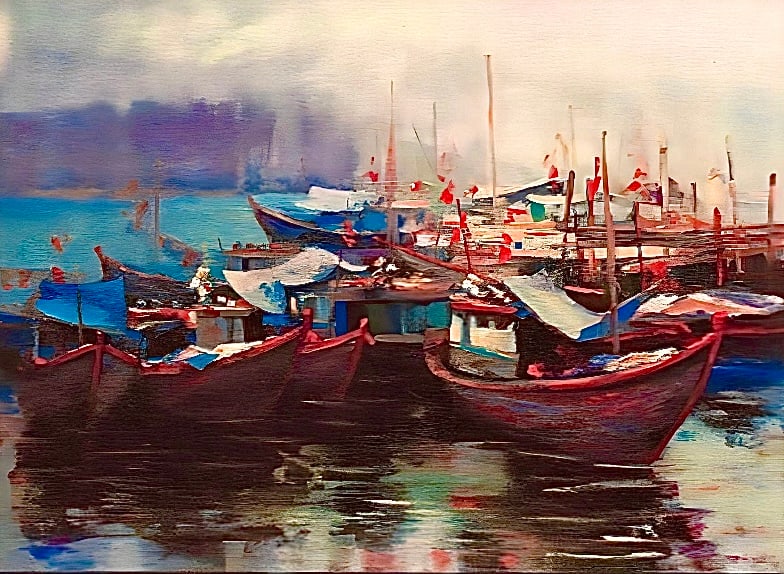 The Pier by Nguyễn Nhật Dũng 