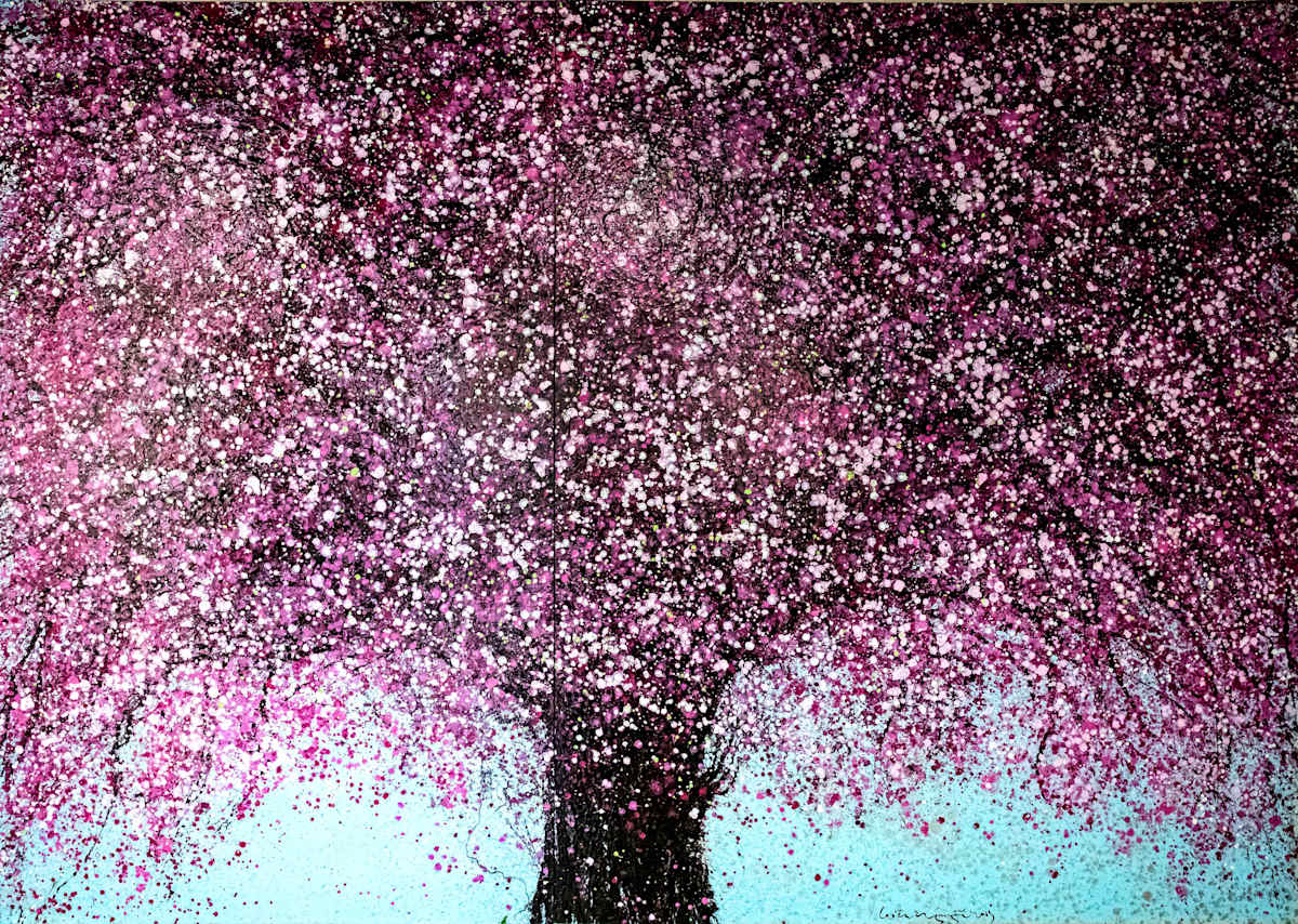 Dancing with Cherry Blossoms by Liêu Nguyễn Hướng Dương 