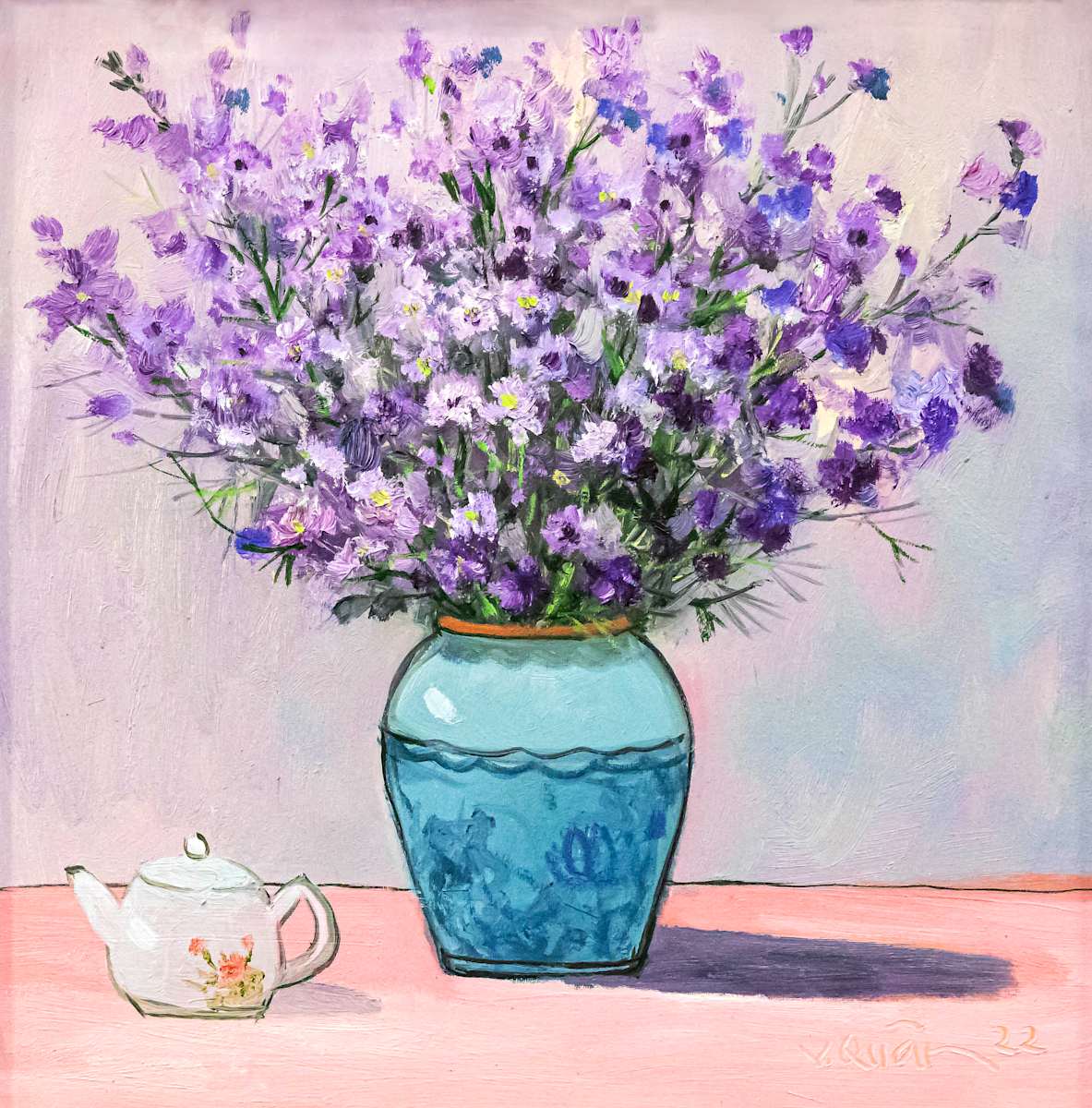Violet flower by Tạ Văn Quân 