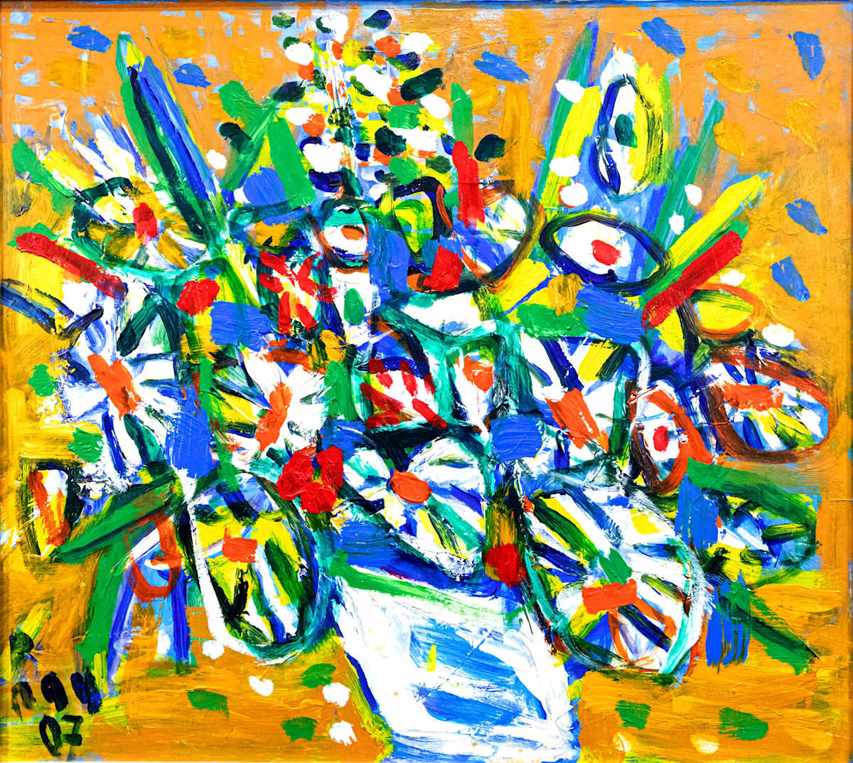 Still Life Flower by Trần Lưu Hậu 