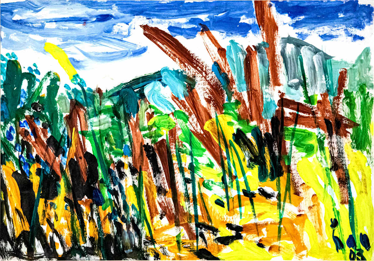 Landscape by Trần Lưu Hậu 