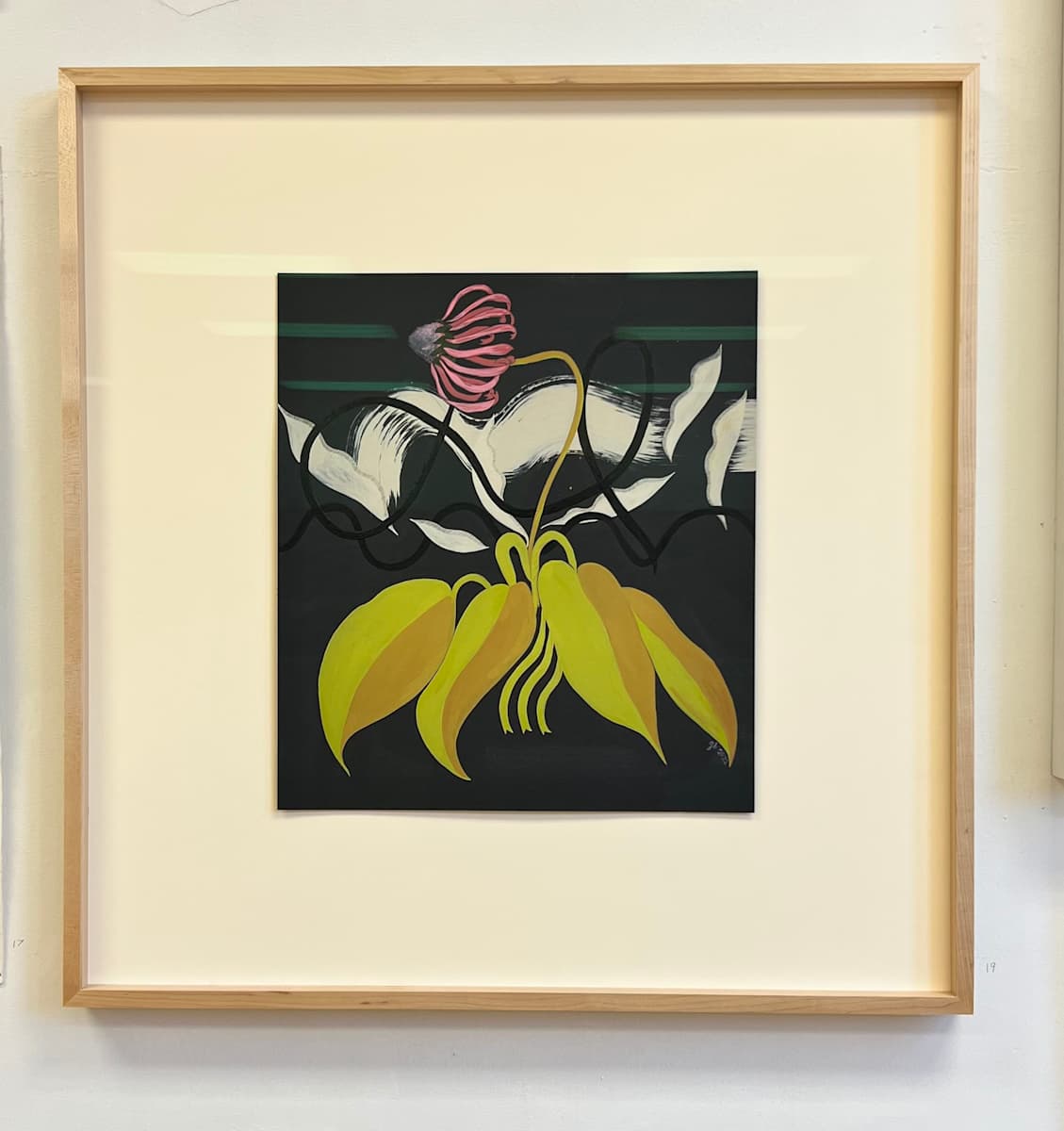 Coneflower(framed) by GEMMA BAILEY 