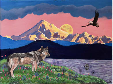 Takaya and the Mountain by Laura Kidson 